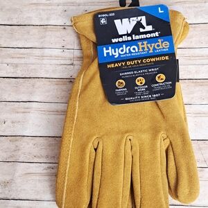 Wells Lamont Hydra Hyde Heavy Duty Cowhide Gloves - Gold
